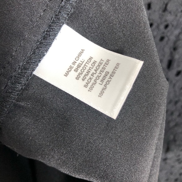 Cece black lace 3/4 sleeve top size S - Picture 8 of 8